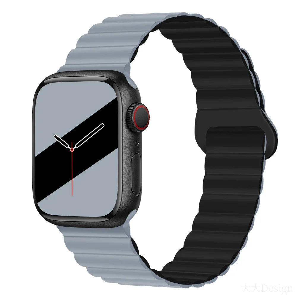 Part 3/3 – Magnetic Silicone Strap for Apple Watch