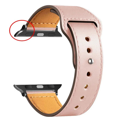 Leather strap For Apple watch band