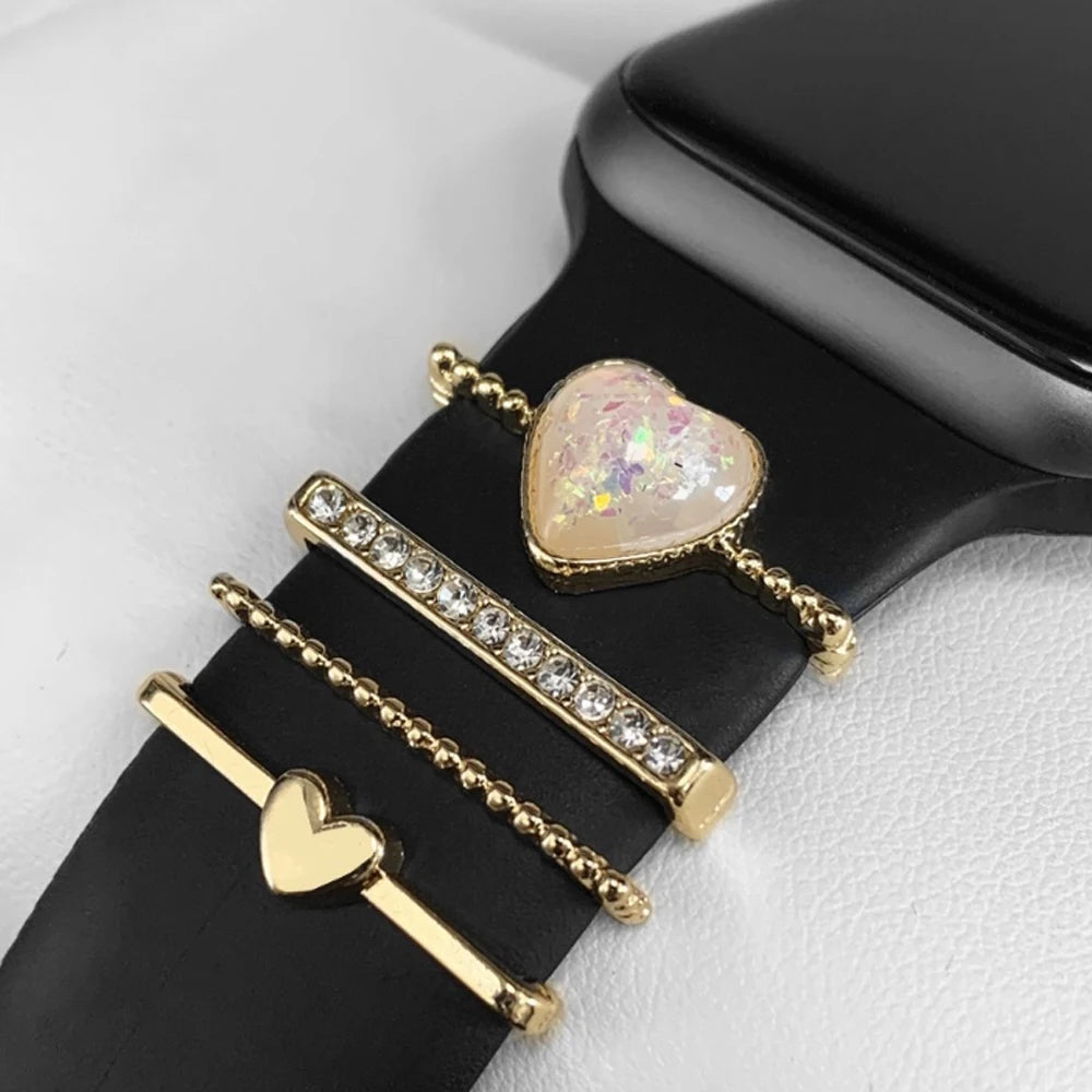 Decoration For samsung 20/22mm Huawei watch strap Diamond Charms Jewelry smartwatch Accessories Apple watch band series 7 8 6 5