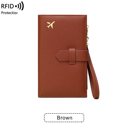RFID Passport Holder – Stylish Travel Wallet for Cards, Boarding Pass & Documents