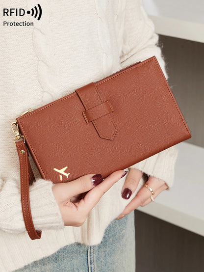 RFID Passport Holder – Stylish Travel Wallet for Cards, Boarding Pass & Documents