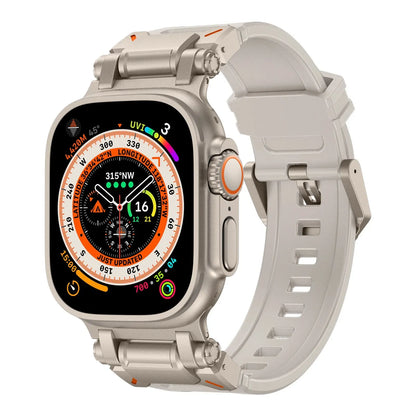 Metal+Silicone Strap For Apple Watch Ultra Band