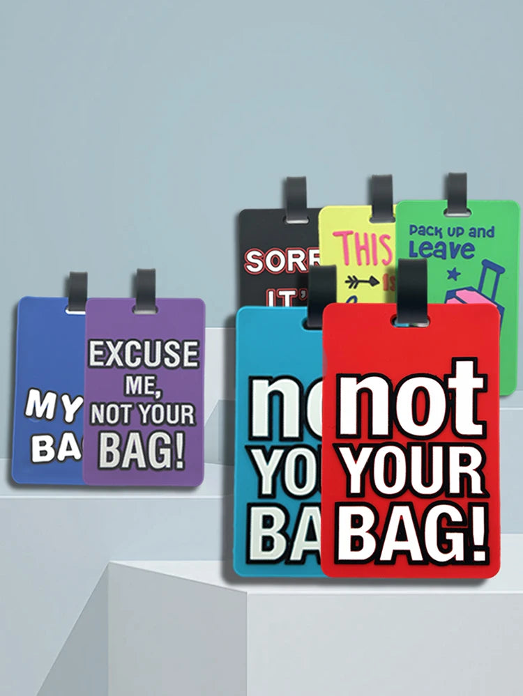 Bright Travel Luggage Tags – Easy Bag Identification