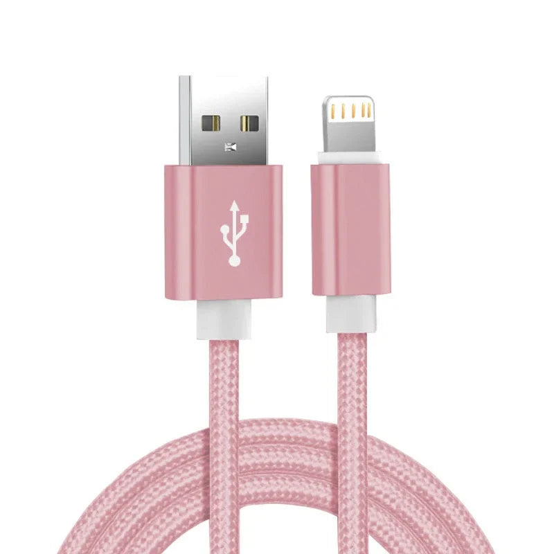 iPhone USB Charging Cable – Braided Nylon Durable Design