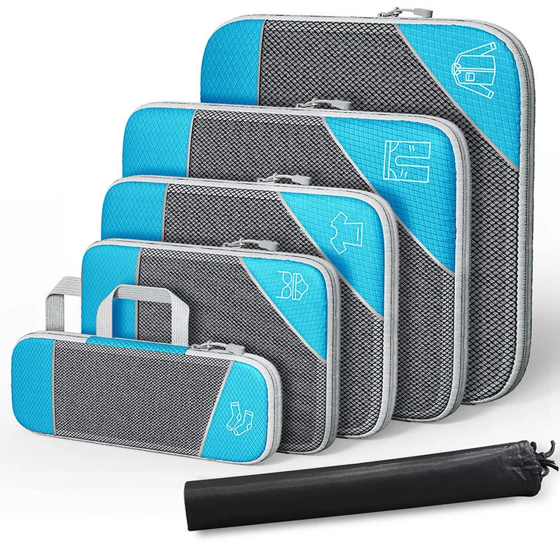 Compressed & Expandable Travel Packing Organizers