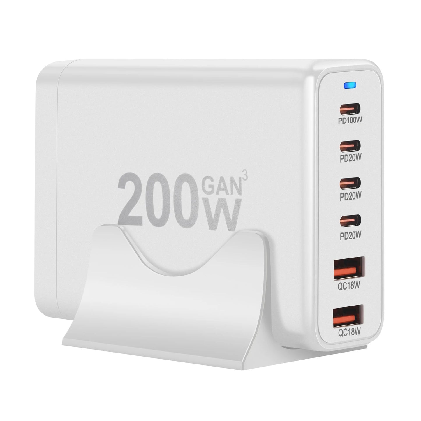 200W GaN 6-Port USB-C Charger – US / EU / UK / AU  Plug