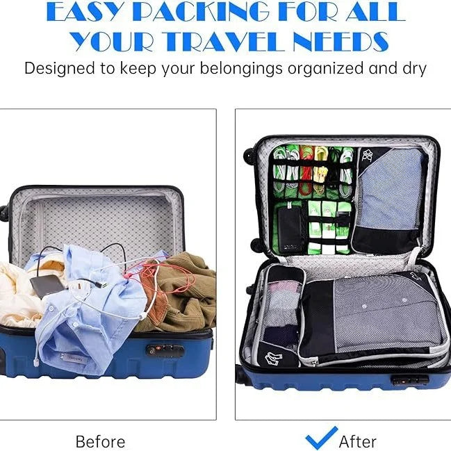 Compressed & Expandable Travel Packing Organizers