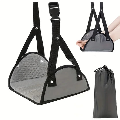 Travel Foot Hammock – Adjustable Leg Rest for Airplane & Office