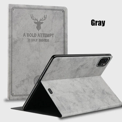 Luxury PU Leather iPad Case – Smart Cover Design