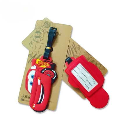 Lightning McQueen Luggage Tag – Cute Name Label for Travel Bags