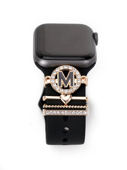 Charms for Apple Watch Band Accessories for Galaxy Watch Series Charm Alphabet Jewelry