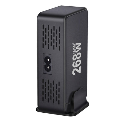 268W GaN Fast Charger – 8 USB-C Ports Desktop Charging Station with US/ EU / UK / AU Plug