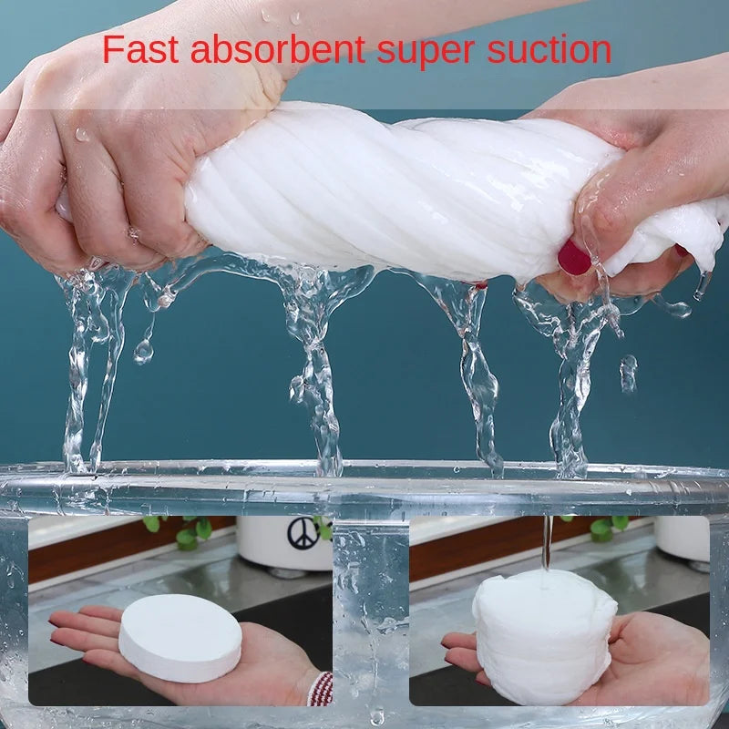 Disposable Compressed Cotton Bath Towel for Travel & Hotel – Large Size 70×140cm