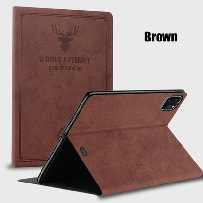 Luxury PU Leather iPad Case – Smart Cover Design