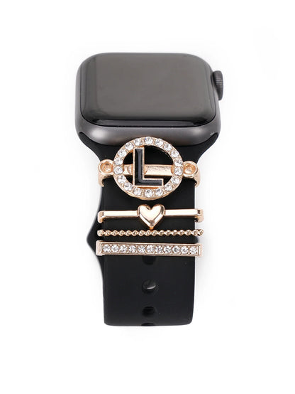 Charms for Apple Watch Band Accessories for Galaxy Watch Series Charm Alphabet Jewelry