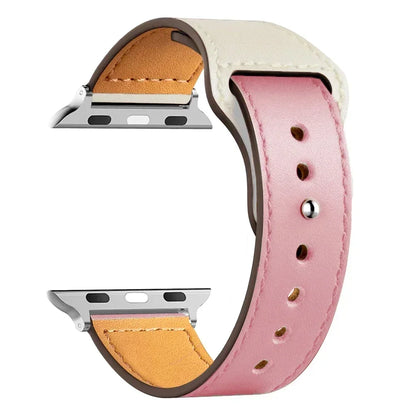 Leather strap For Apple watch band