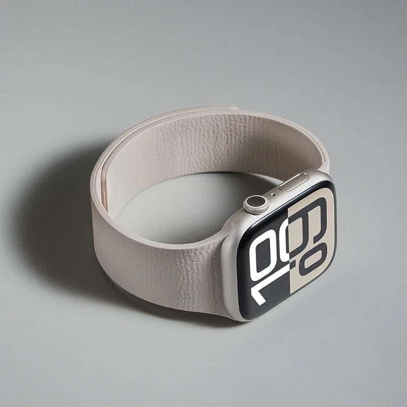 Magnetic Strap For Apple Watch Bands Ultra 2 49mm 44mm 45mm 46mm 42mm 40mm Belt Silicone Bracelet iWatch Series 10 8 7 6 5 9 SE