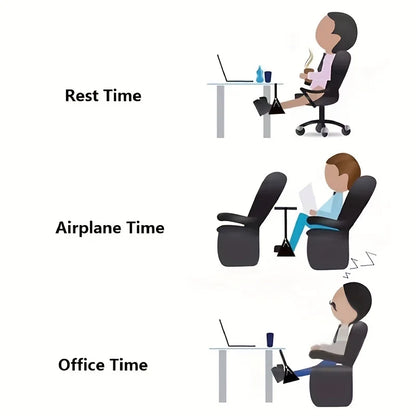 Travel Foot Hammock – Adjustable Leg Rest for Airplane & Office