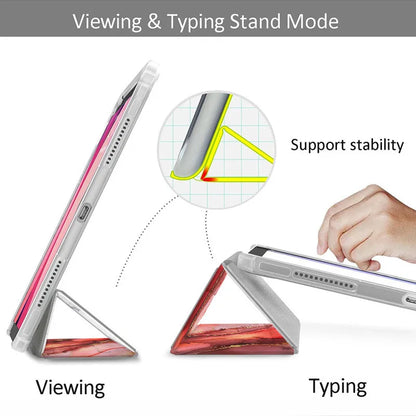 Clear Smart Case for iPad – Slim Protective Cover with Pencil Holder