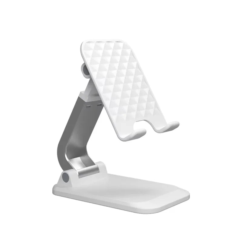 Foldable Desk Phone Stand – Adjustable Desktop Holder for Mobile & Tablet