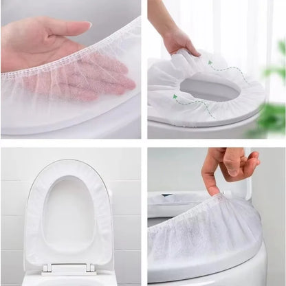 Disposable Toilet Seat Covers – Waterproof Travel Hygiene Protection (Hotel & Public Toilets)