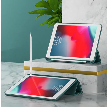 Magnetic iPad Case with Pencil Holder – Smart Tri-Fold Protective Cover
