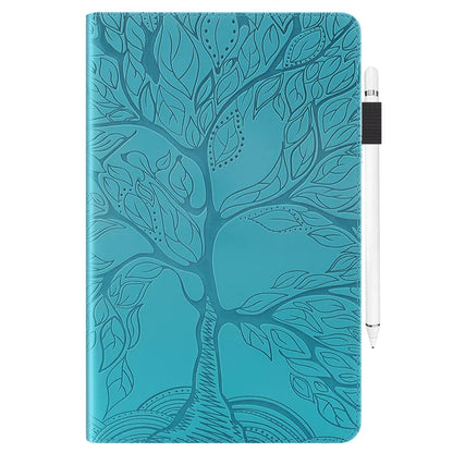 For Samsung Galaxy Tab S10 FE Case 10.9 inch SM-X510 SM-X516B 3D Tree Ebossed Wallet Stand Funda For Galaxy Tab S9 FE Case