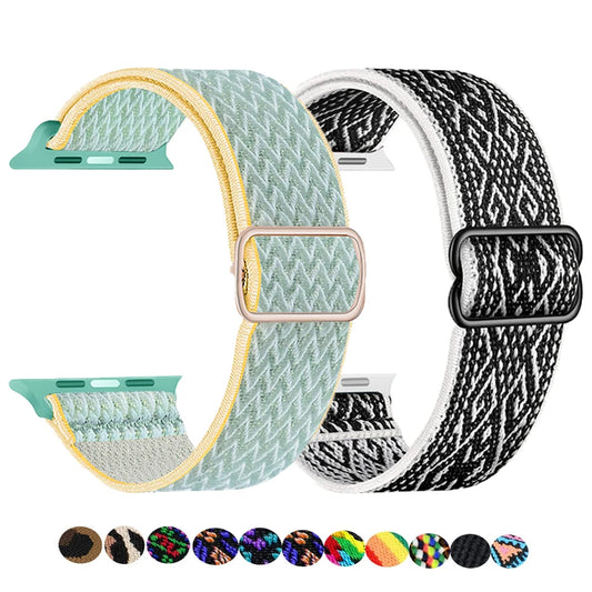 Nylon Strap for Apple watch band 44mm 45mm 41mm 40mm 49mm 42mm accessories bracelet  iwatch series 8 7 SE 6 5 4 3