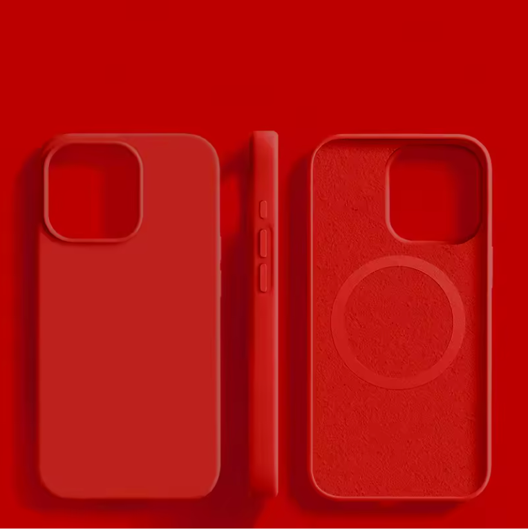 MagSafe Silicone Case for iPhone – Wireless Charging Cover