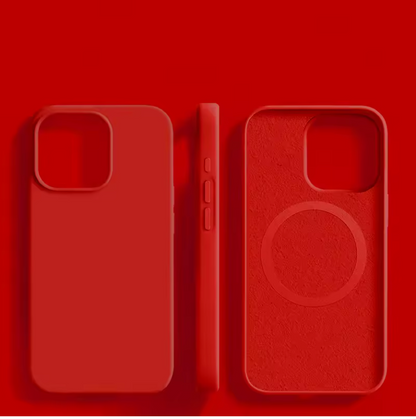 MagSafe Silicone Case for iPhone – Wireless Charging Cover