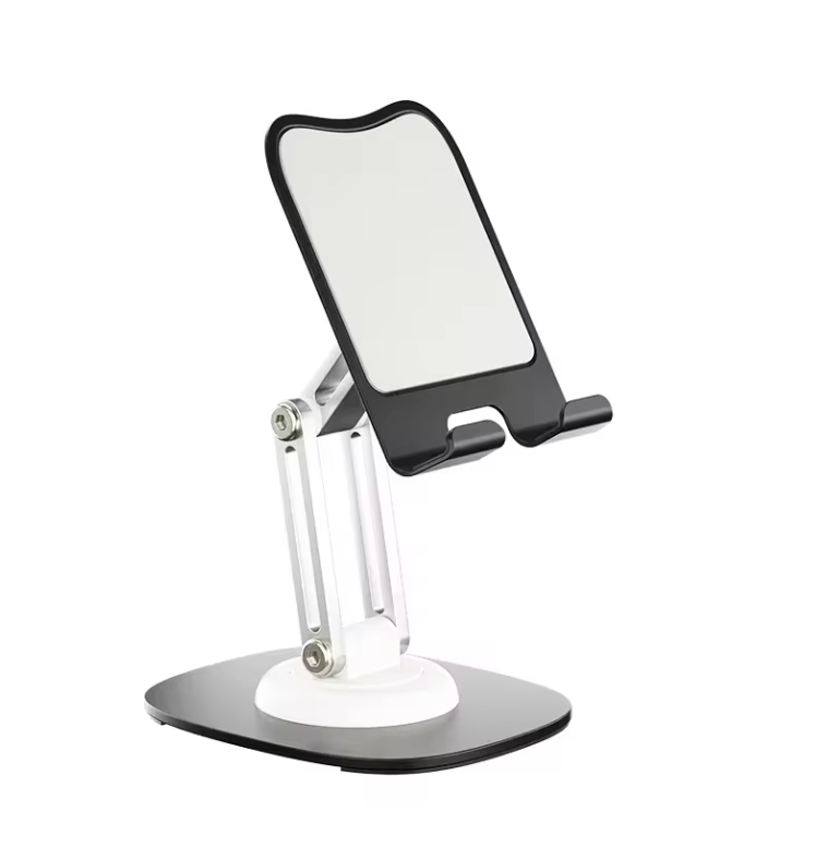 Foldable Desk Phone Stand – Adjustable Desktop Holder for Mobile & Tablet