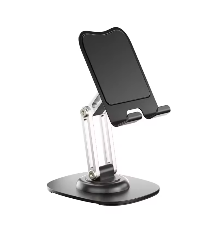 Foldable Desk Phone Stand – Adjustable Desktop Holder for Mobile & Tablet