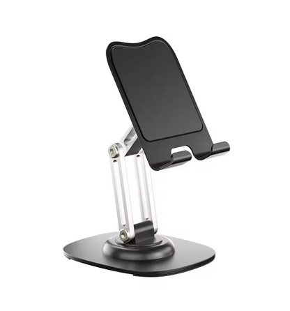 Foldable Desk Phone Stand – Adjustable Desktop Holder for Mobile & Tablet