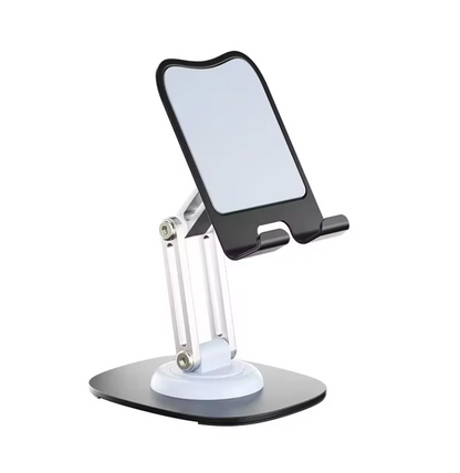 Foldable Desk Phone Stand – Adjustable Desktop Holder for Mobile & Tablet