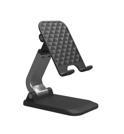 Foldable Desk Phone Stand – Adjustable Desktop Holder for Mobile & Tablet