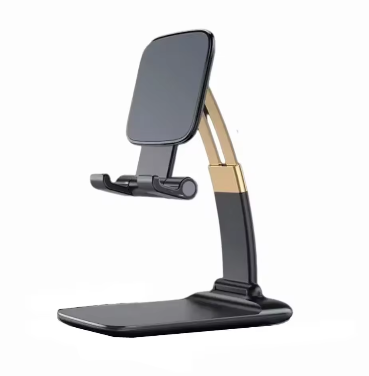 Foldable Desk Phone Stand – Adjustable Desktop Holder for Mobile & Tablet