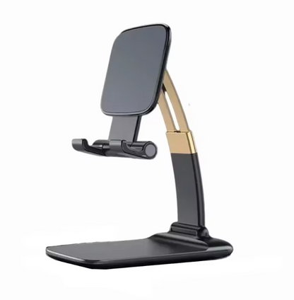 Foldable Desk Phone Stand – Adjustable Desktop Holder for Mobile & Tablet