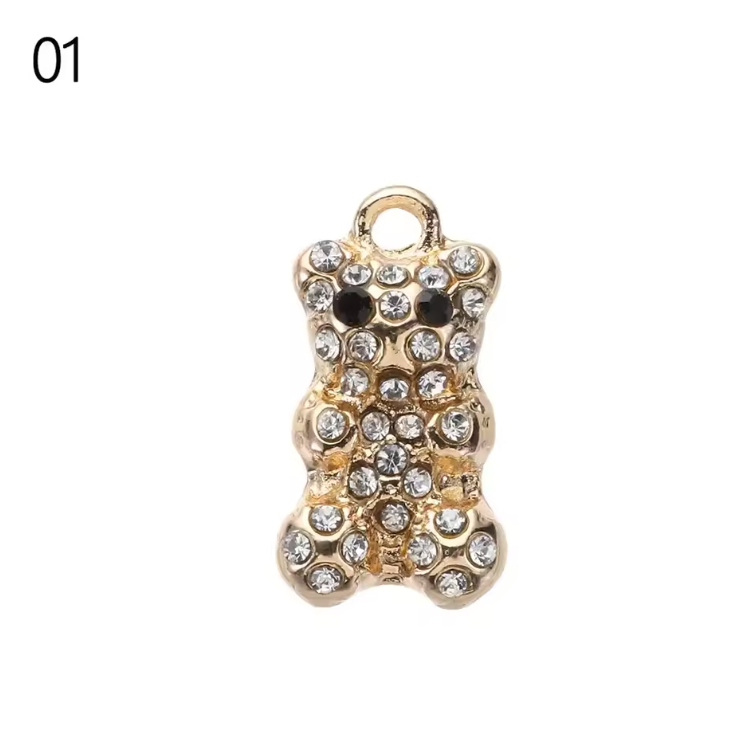 Luxury Gold Charm Pendants for Apple Watch Bands – Elegant Metal Strap Decorations
