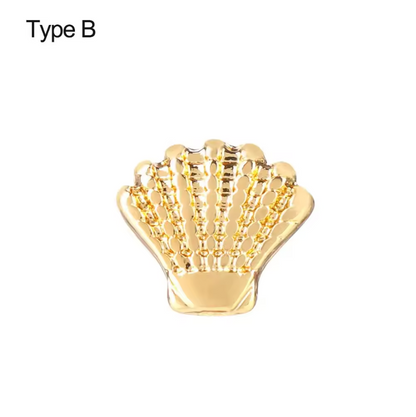 Luxury Gold Charm Pendants for Apple Watch Bands – Elegant Metal Strap Decorations