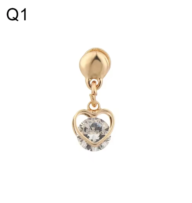 Luxury Gold Charm Pendants for Apple Watch Bands – Elegant Metal Strap Decorations