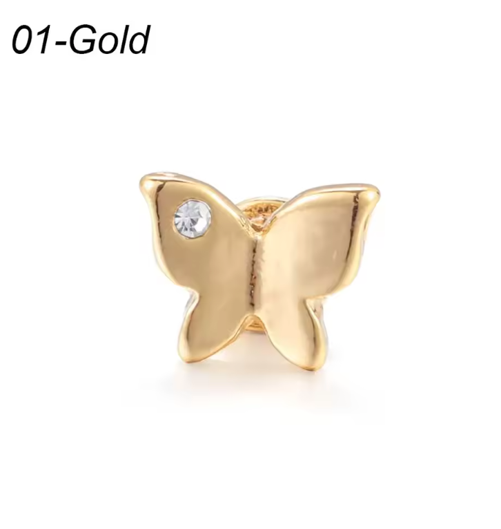 Luxury Gold Charm Pendants for Apple Watch Bands – Elegant Metal Strap Decorations