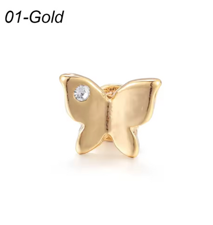Luxury Gold Charm Pendants for Apple Watch Bands – Elegant Metal Strap Decorations