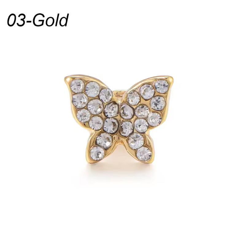 Luxury Gold Charm Pendants for Apple Watch Bands – Elegant Metal Strap Decorations