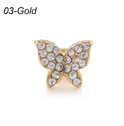 Luxury Gold Charm Pendants for Apple Watch Bands – Elegant Metal Strap Decorations