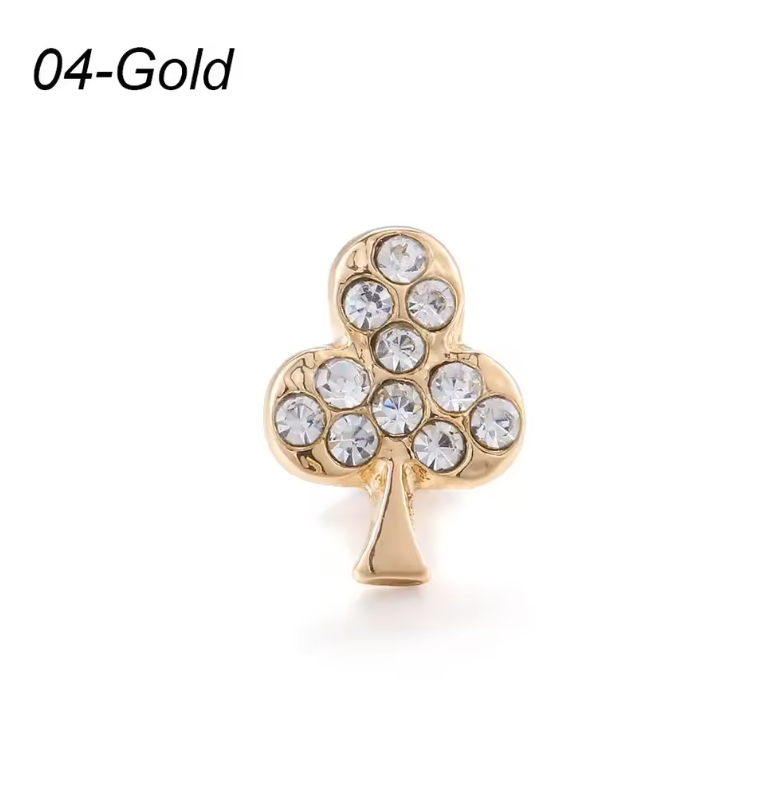 Luxury Gold Charm Pendants for Apple Watch Bands – Elegant Metal Strap Decorations