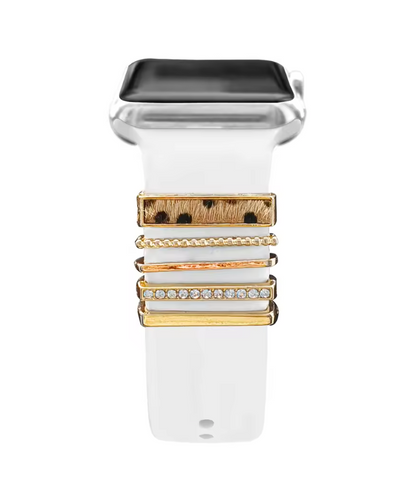 Luxury Jewelry Charms for Smartwatch Bands – Elegant Diamond Strap Accessories