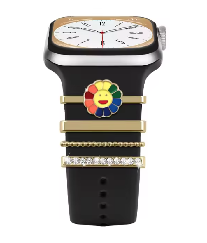 Luxury Jewelry Charms for Smartwatch Bands – Elegant Diamond Strap Accessories