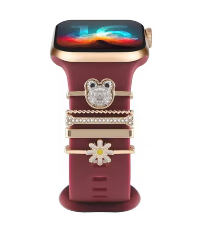 Luxury Jewelry Charms for Smartwatch Bands – Elegant Diamond Strap Accessories