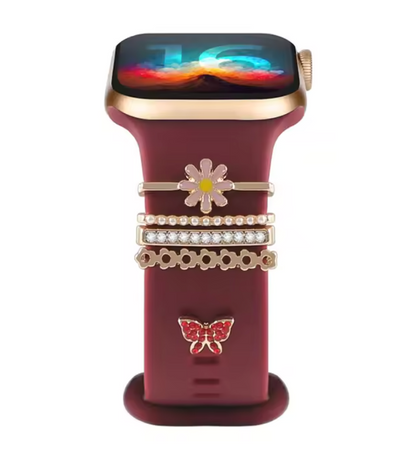 Luxury Jewelry Charms for Smartwatch Bands – Elegant Diamond Strap Accessories