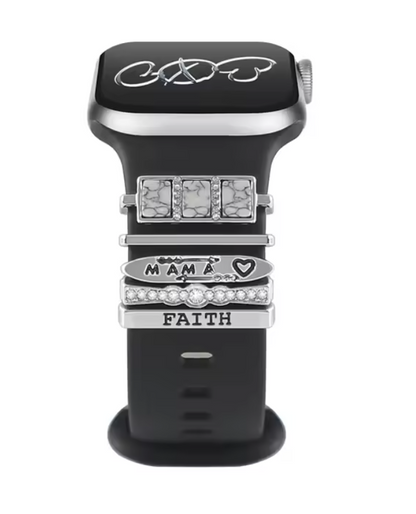 Luxury Jewelry Charms for Smartwatch Bands – Elegant Diamond Strap Accessories
